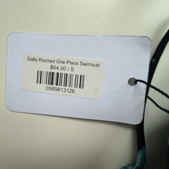 NWT Die With Your Boots On Swimsuit Small Black Salty Sea Witch Skull Goth Salem - Picture 4 of 11